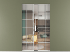 Перегородка Формато скрытый пенал 2 створки