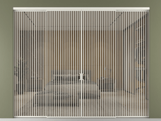 Перегородка Formato внутри проёма 4 створки