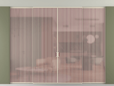 Перегородка Formato внутри проёма четырёхстворчатая со скрытым креплением в потолок