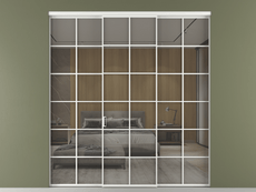 Перегородка Formato внутри проёма 3 створки