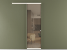 Перегородка Formato вдоль стены 1 створка