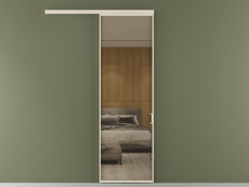 Перегородка Formato вдоль стены 1 створка