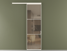 Перегородка Formato вдоль стены 1 створка