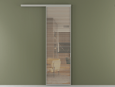 Перегородка Formato вдоль стены 1 створка