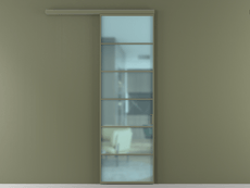 Перегородка Formato вдоль стены 1 створка