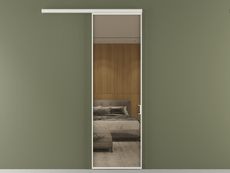 Перегородка Formato вдоль стены 1 створка