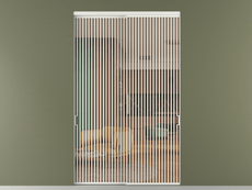 Перегородка Формато внутри проёма 2 створки