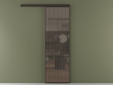 Перегородка Formato вдоль стены 1 створка