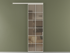 Перегородка Formato вдоль стены 1 створка