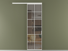 Перегородка Formato вдоль стены 1 створка