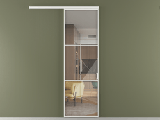 Перегородка Formato вдоль стены 1 створка