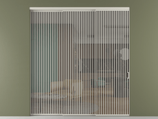 Перегородка Формато внутри проёма 3 створки с синхронным механизмом