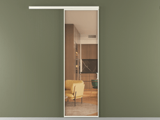 Перегородка Формато вдоль стены 1 створка