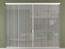 Перегородка Formato внутри проёма 4 створки