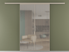 Перегородка Formato вдоль стены 2 створки