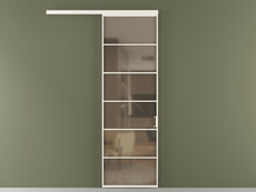 Перегородка Формато вдоль стены 1 створка