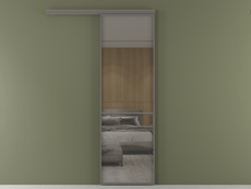 Перегородка Формато вдоль стены 1 створка