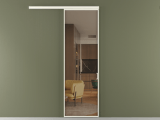 Перегородка Formato вдоль стены 1 створка