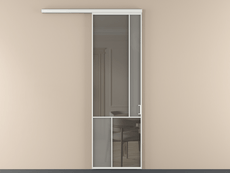 Перегородка Мозаик вдоль стены 1 створка