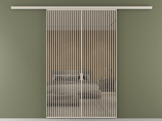 Перегородка Formato вдоль стены 2 створки