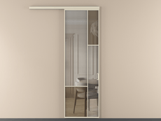 Перегородка Mosaic вдоль стены 1 створка