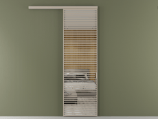 Перегородка Formato вдоль стены 1 створка