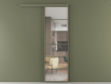 Перегородка Formato вдоль стены 1 створка