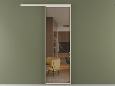 Перегородка Formato вдоль стены 1 створка