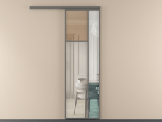 Перегородка Mosaic вдоль стены 1 створка