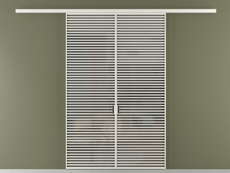 Перегородка Formato вдоль стены 2 створки