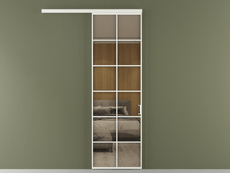 Перегородка Formato вдоль стены 1 створка