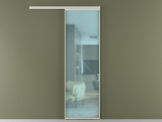 Перегородка Formato вдоль стены 1 створка