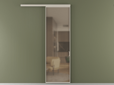 Перегородка Formato вдоль стены 1 створка