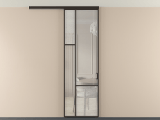 Перегородка Мозаик вдоль стены на потолок 1 створка