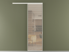 Перегородка Формато вдоль стены 1 створка