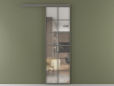 Перегородка Formato вдоль стены 1 створка