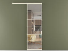 Перегородка Formato вдоль стены 1 створка