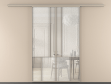 Перегородка Mosaic вдоль стены 2 створки