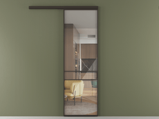 Перегородка Formato вдоль стены 1 створка