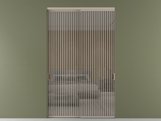 Перегородка Formato внутри проёма 2 створки