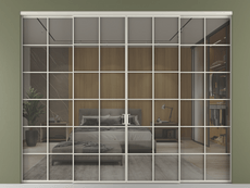 Перегородка Formato внутри проёма 4 створки