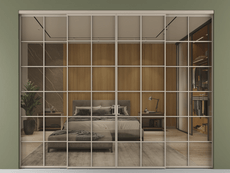 Перегородка Formato внутри проёма 4 створки