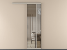 Перегородка Mosaic вдоль стены 1 створка