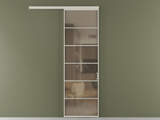 Перегородка Formato вдоль стены 1 створка