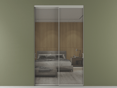 Перегородка Formato внутри проёма 2 створки