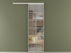 Перегородка Formato вдоль стены 1 створка