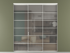 Перегородка Формато внутри проёма 3 створки