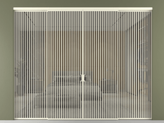 Перегородка Formato внутри проёма 4 створки