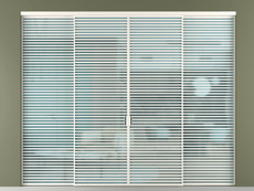 Перегородка Формато внутри проёма 4 створки