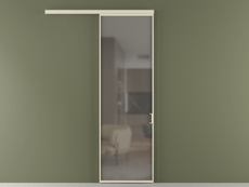 Перегородка Формато вдоль стены 1 створка